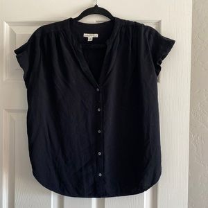Black j crew blouse